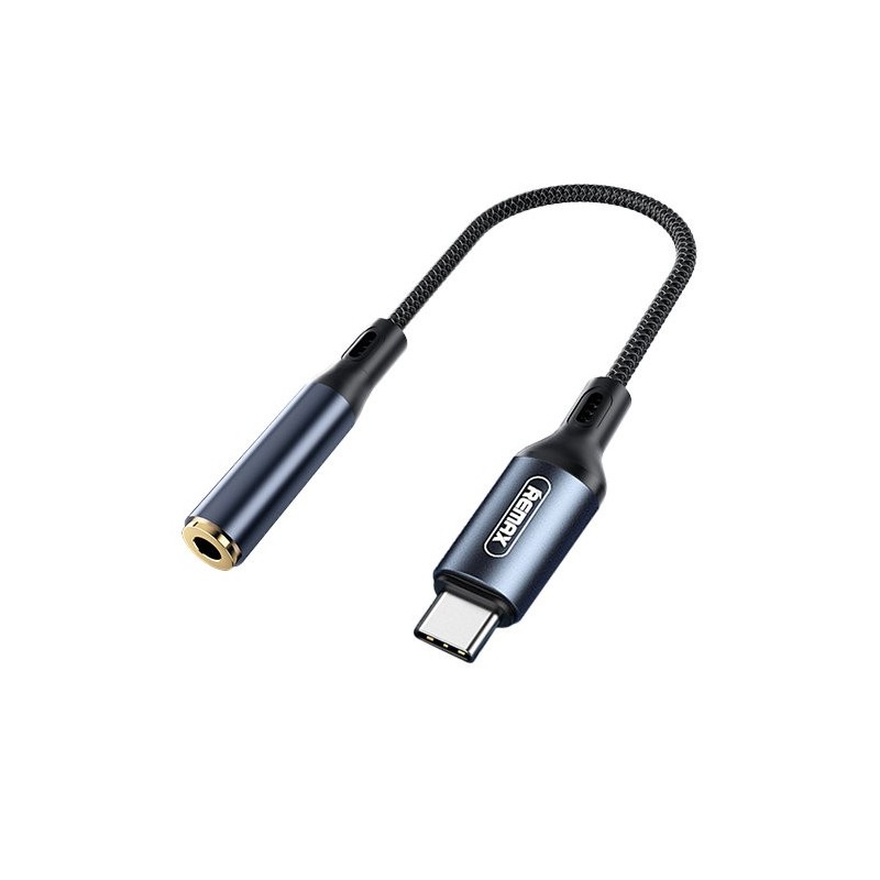Adapter przejściówka USB-C na gniazdo JACK 3,5 mm do słuchawek