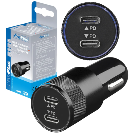 Ładowarka samochodowa USB quick charger type C 2-way 12V/24V 3100mA