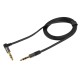Kabel audio JACK - JACK 3,5 mm AUX 120cm 90 °