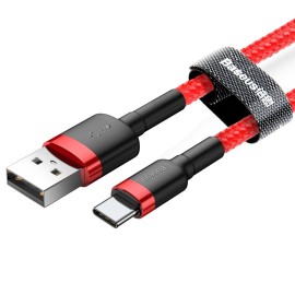 Kabel do ładowania BASEUS USB - USB-C QC 3.0 3A  100cm czerwony