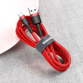 Kabel do ładowania BASEUS USB - USB-C QC 3.0 3A  100cm czerwony