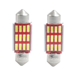 Diody SMD C5W T11 36mm 12LED Canbus 2szt