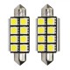 Dioda SMD C5W T11 41mm 8 SMD  2szt  CANBUS