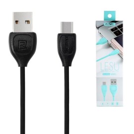 Kabel REMAX USB Lesu typ C 1 metr czarny