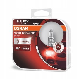Żarówka żarówki OSRAM H1 SILVER +100