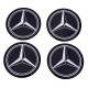 Emblemat duży Mercedes na kołpak