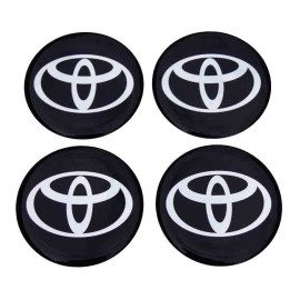 Emblemat duży Toyota na kołpak , fi 9cm , 4szt