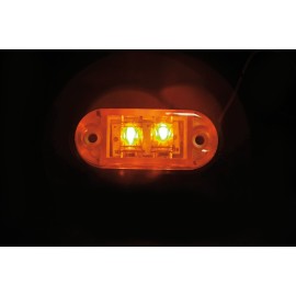 Obrysówka 2 x LED pomarańczowa  24V