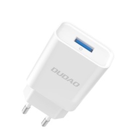 Dudao ładowarka sieciowa EU USB 5V/2.4A QC3.0 Quick Charge 3.0 biały