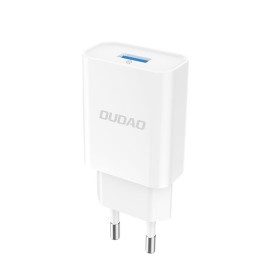 Dudao ładowarka sieciowa EU USB 5V/2.4A QC3.0 Quick Charge 3.0 biały