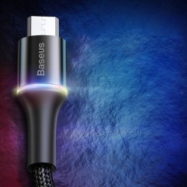 Kabel do ładowania BASEUS USB - micro USB podświetlany 2A 300cm